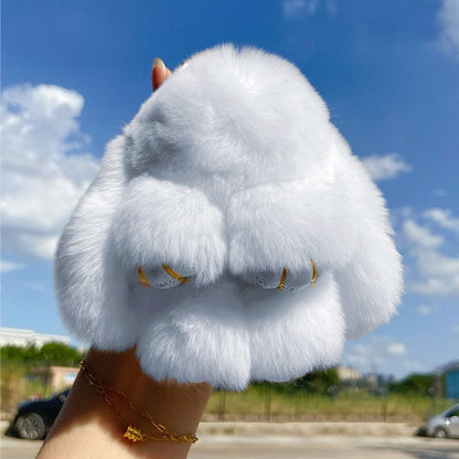 🐰 Handmade Soft Bunny PomPom Charms