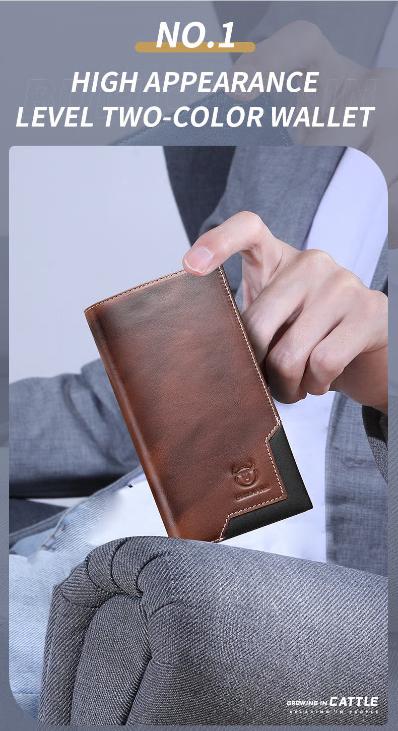 💯Cowhide Vintage Wallet🔥