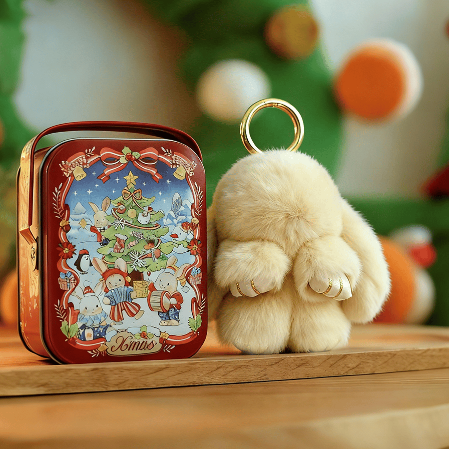 🐰 Handmade Soft Bunny PomPom Charms