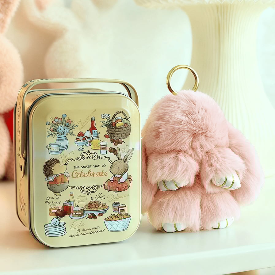 🐰 Handmade Soft Bunny PomPom Charms