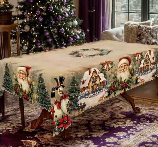 Christmas Tablecloth – Brighten Your Holiday Table 🎄✨