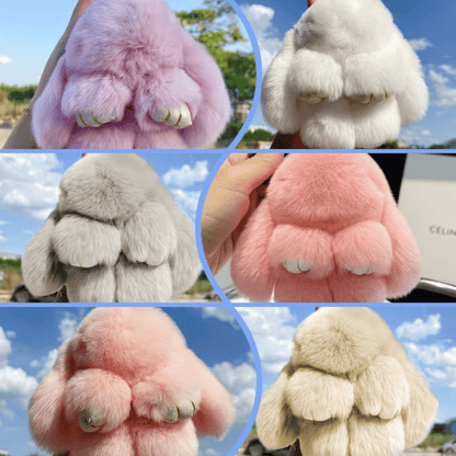 🐰 Handmade Soft Bunny PomPom Charms