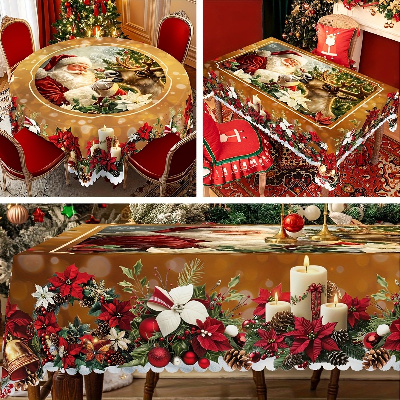 Christmas Tablecloth – Brighten Your Holiday Table 🎄✨