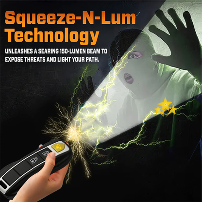 💥 2025 Mega Sale 50% OFF ️🔥 VOLTAX V57 Hi-Tech Stun Flashlight Car Key ⚡ Smart Defense - Stay Safe