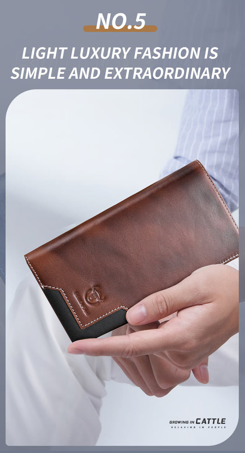 💯Cowhide Vintage Wallet🔥