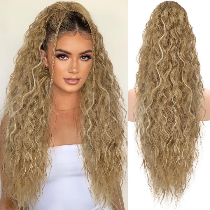 ✨Mega Curly Ponytail – Get Instant Glam and Gorgeous Volume! 🔥