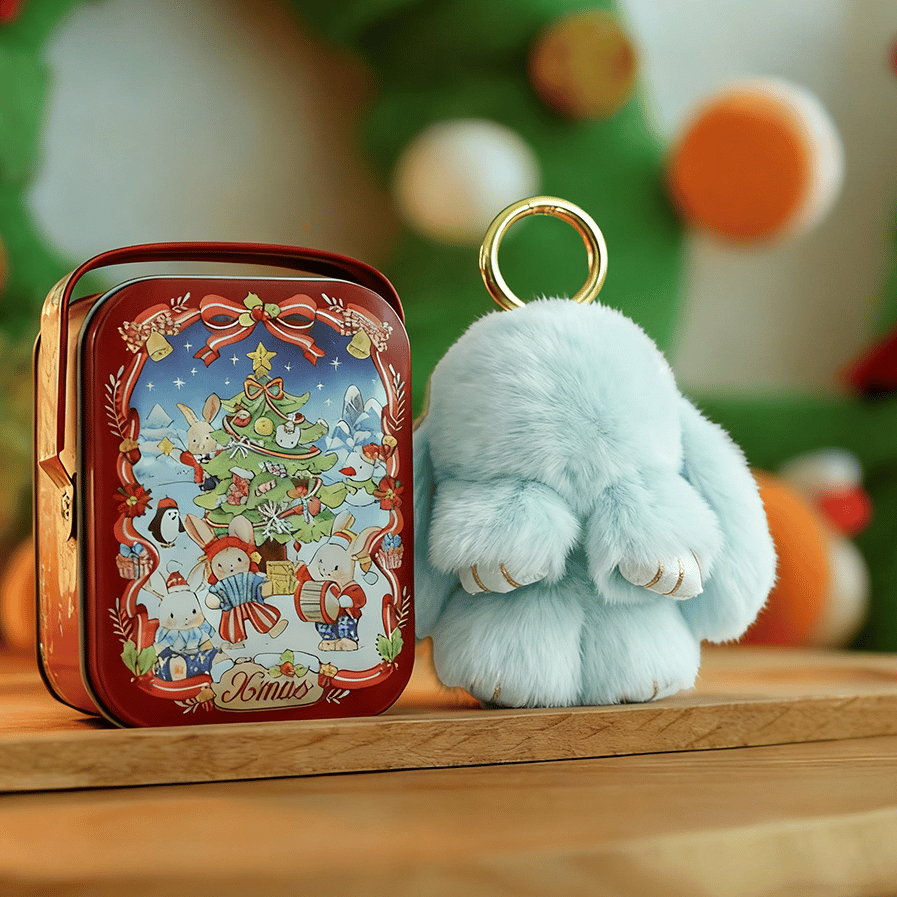 🐰 Handmade Soft Bunny PomPom Charms