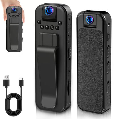 🔥HD 1080P Rechargeable Mini Body Camera With Night Vison&Rotating Lens📷️