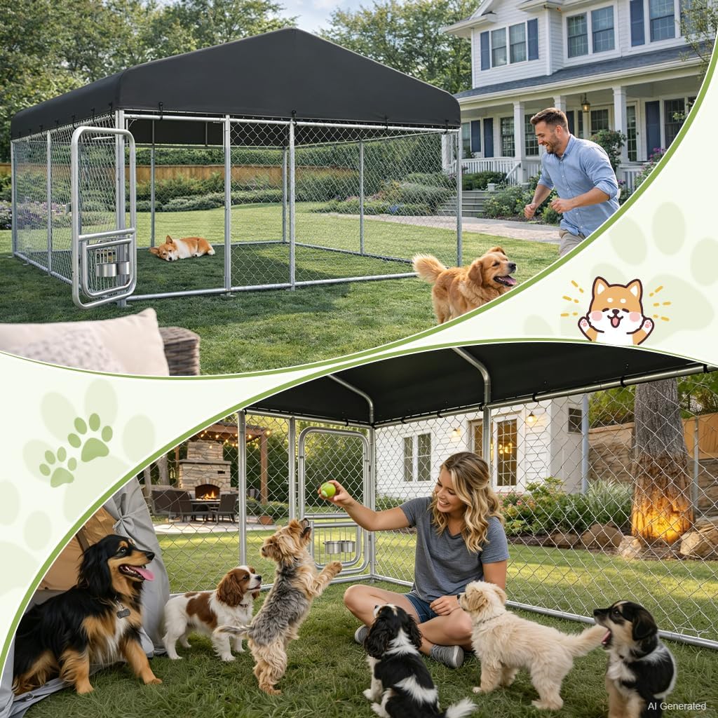 The Fortress Outdoor Kennel (10x10)
