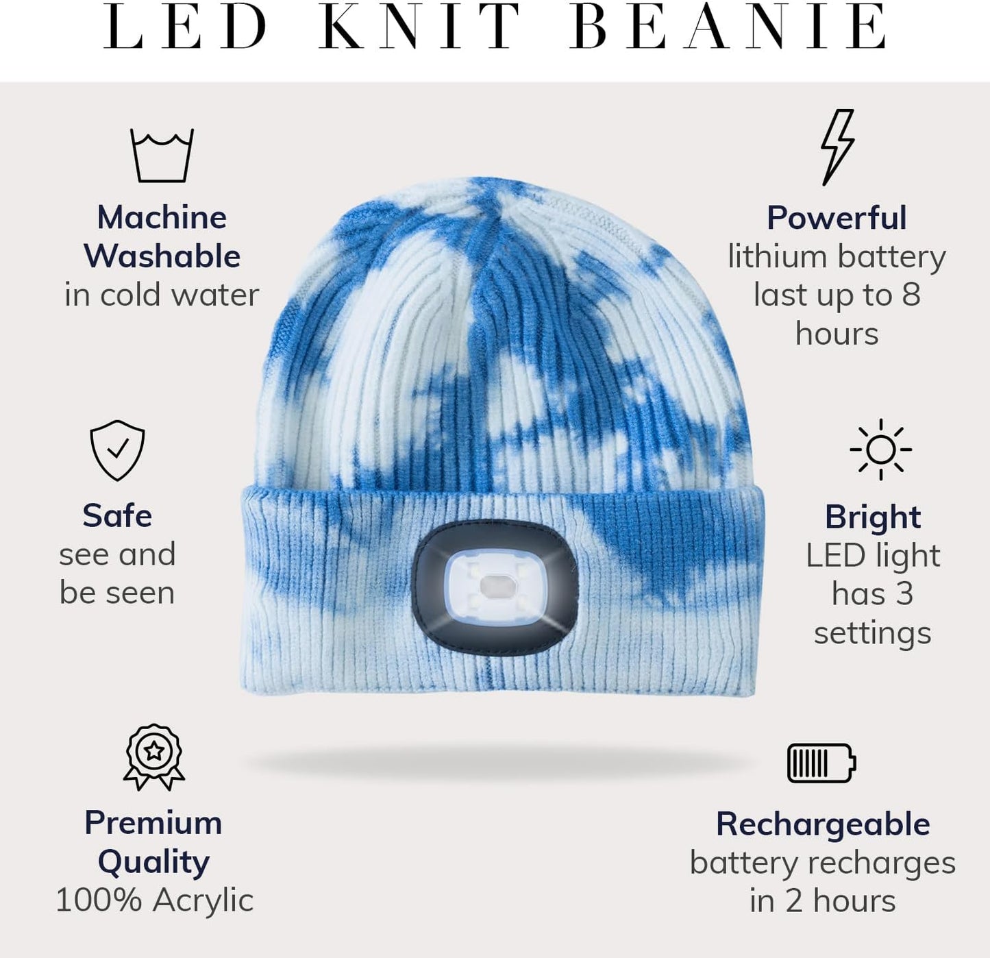 Rechargeable LED Beanie Hat – The Winter Must-Have ❄️💥