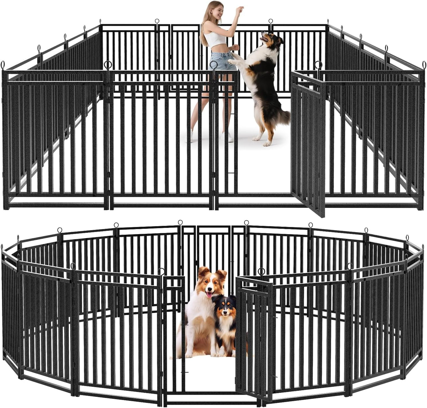 Heavy-Duty Outdoor Dog Fence & Playpen (Multiple Sizes)