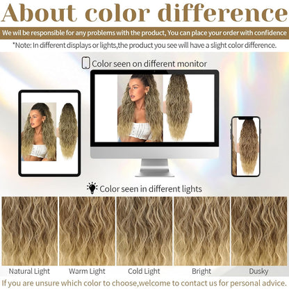 ✨Mega Curly Ponytail – Get Instant Glam and Gorgeous Volume! 🔥