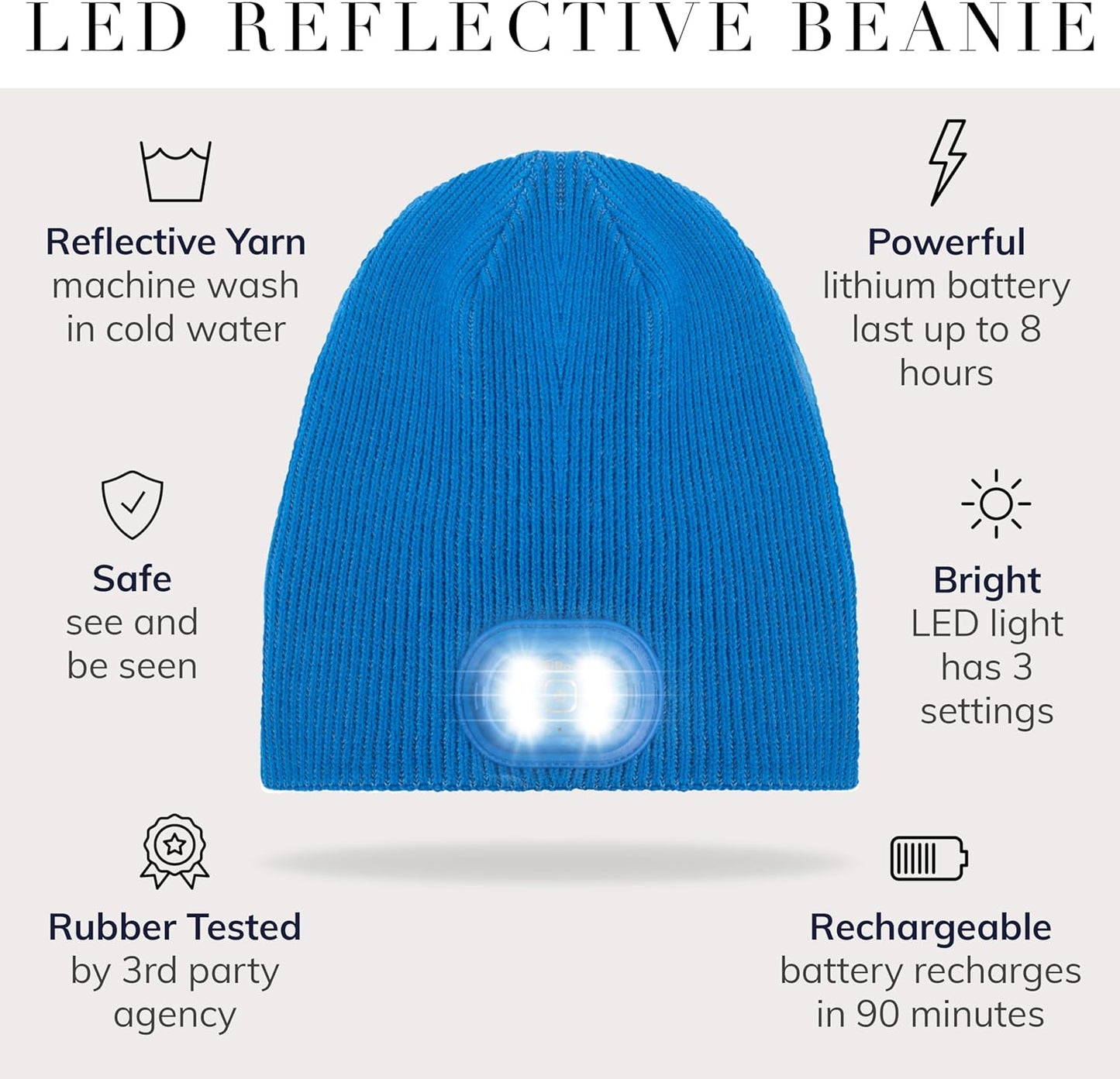Rechargeable LED Beanie Hat – The Winter Must-Have ❄️💥