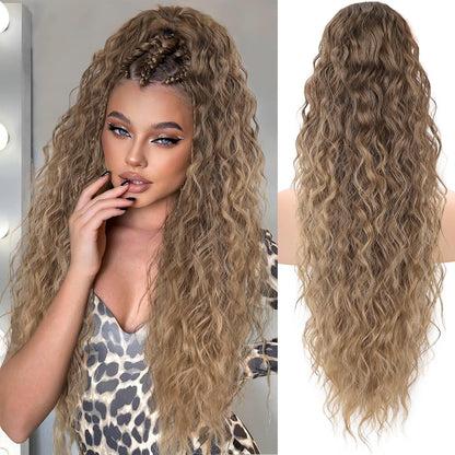 ✨Mega Curly Ponytail – Get Instant Glam and Gorgeous Volume! 🔥