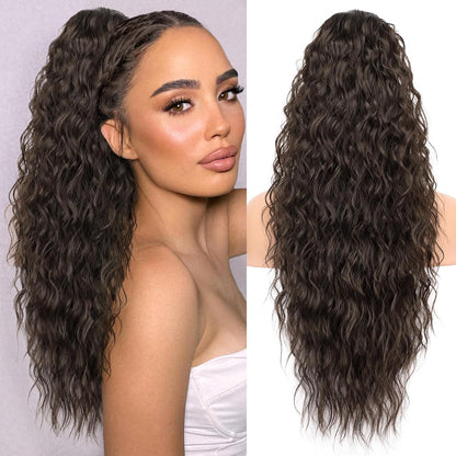 ✨Mega Curly Ponytail – Get Instant Glam and Gorgeous Volume! 🔥