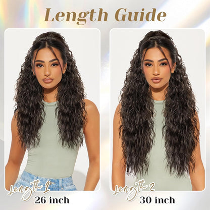 ✨Mega Curly Ponytail – Get Instant Glam and Gorgeous Volume! 🔥