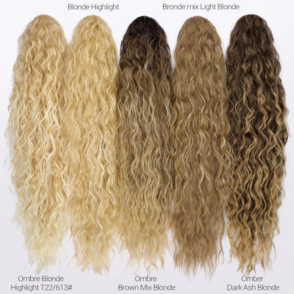 ✨Mega Curly Ponytail – Get Instant Glam and Gorgeous Volume! 🔥