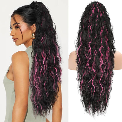 ✨Mega Curly Ponytail – Get Instant Glam and Gorgeous Volume! 🔥