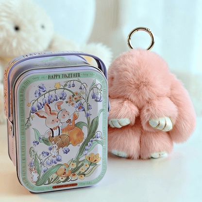 🐰 Handmade Soft Bunny PomPom Charms