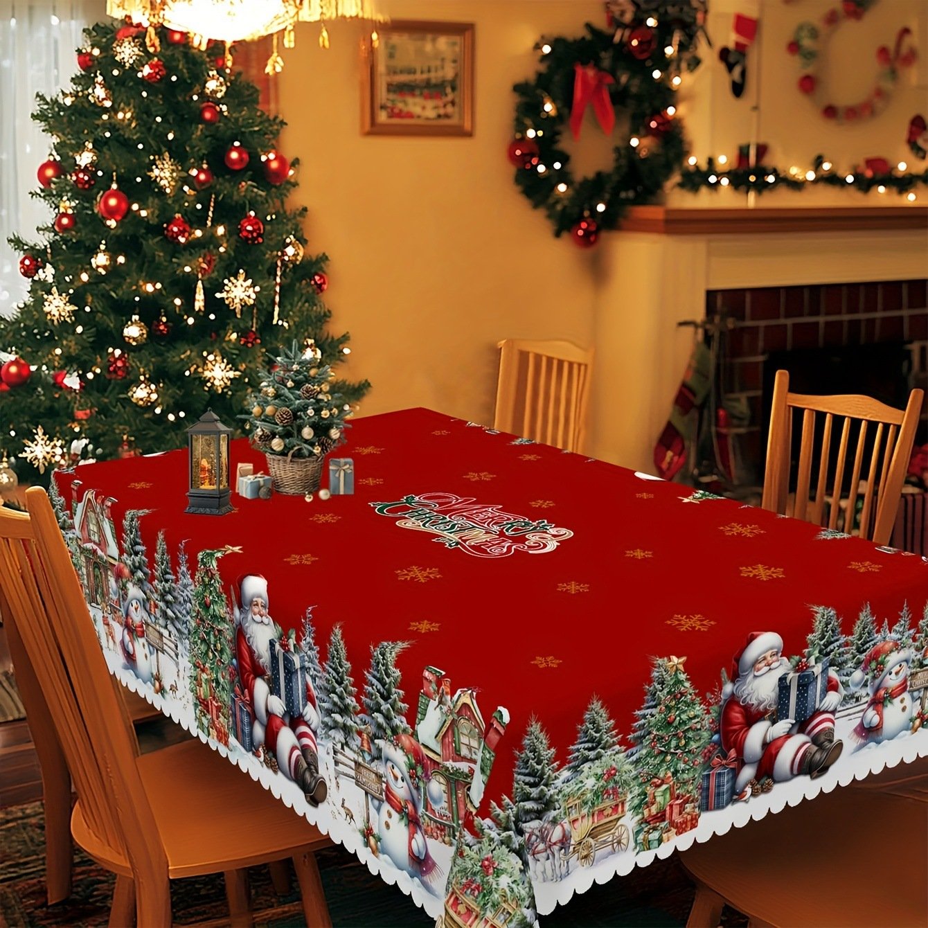 Christmas Tablecloth – Brighten Your Holiday Table 🎄✨