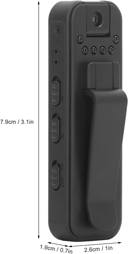 🔥HD 1080P Rechargeable Mini Body Camera With Night Vison&Rotating Lens📷️