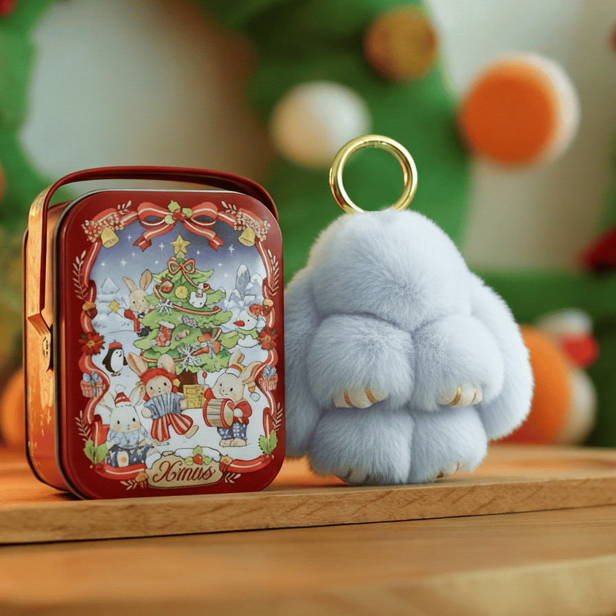 🐰 Handmade Soft Bunny PomPom Charms